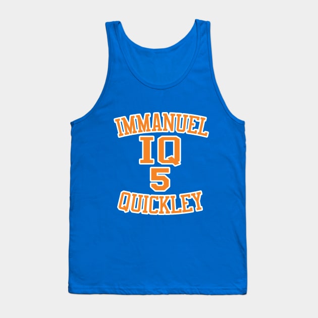 Immanuel Quickley New York Knicks Tank Top by IronLung Designs